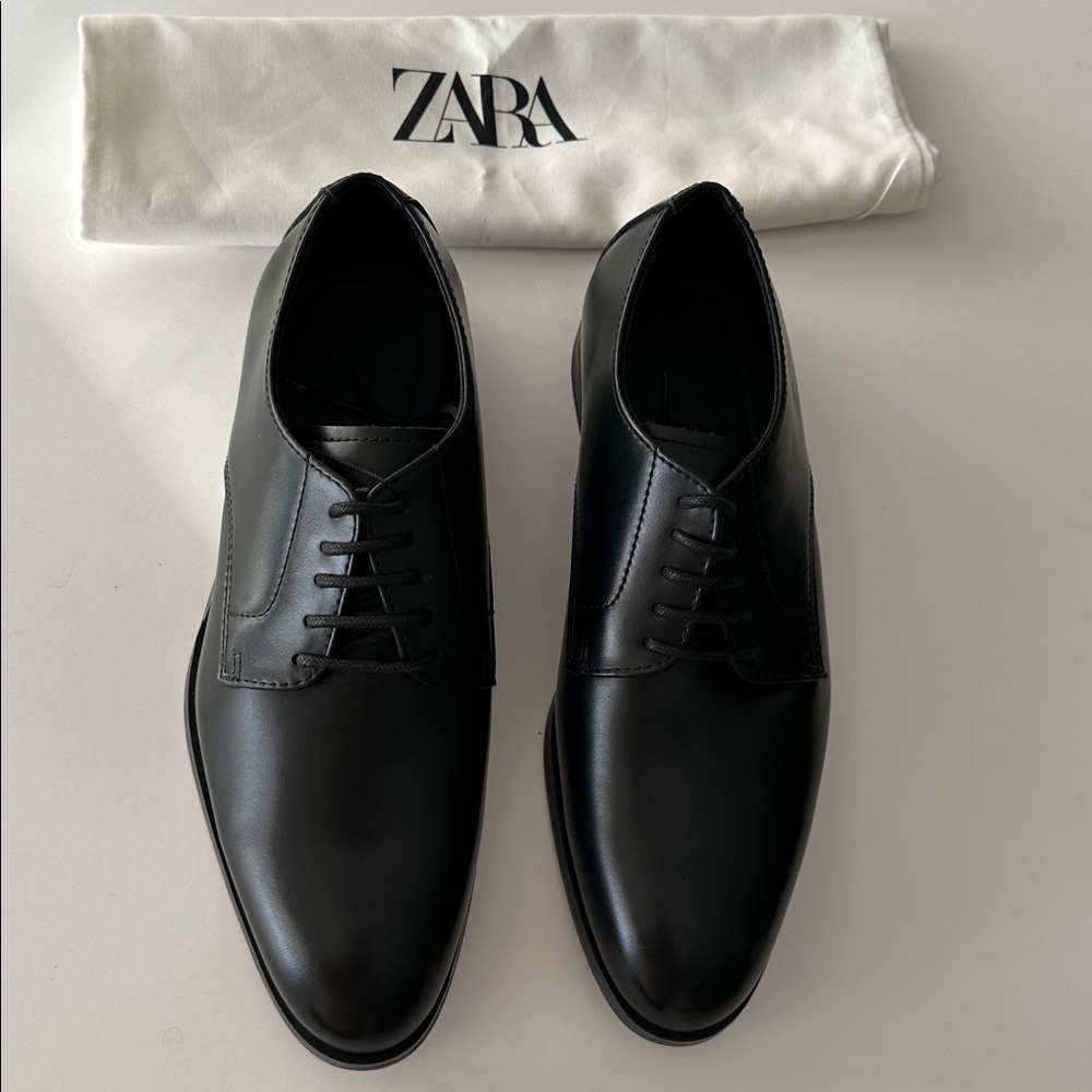 Zara Classic Black Men's Dress Elegant Shoes